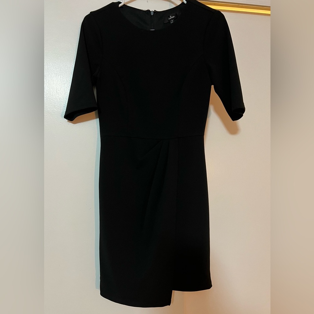 Lulu’s Westwood black half sleeve black sheath dress